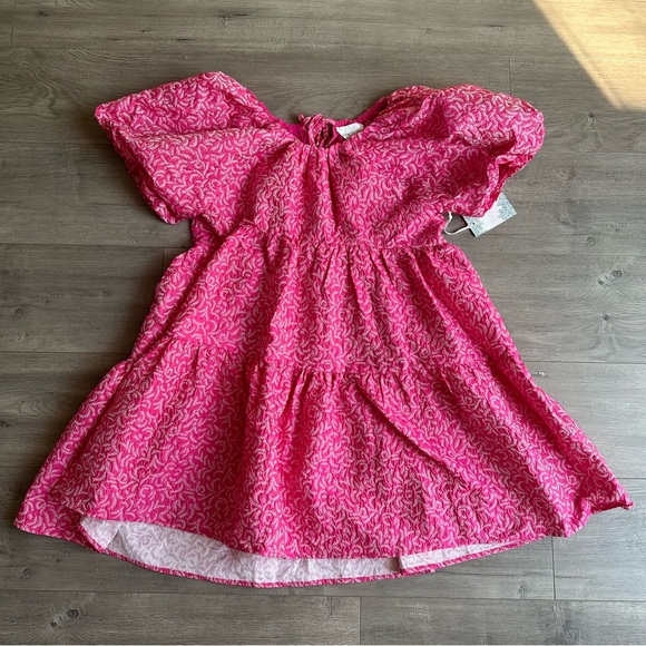 Tuckernuck Dresses & Skirts - NWT Hyacinth House / Tuckernuck Textured Fuchsia Belinda Mini Dress - size small